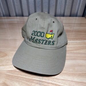 American Needle Masters Hat Mens Khaki 2000 Augusta Golf Tournament USA Made